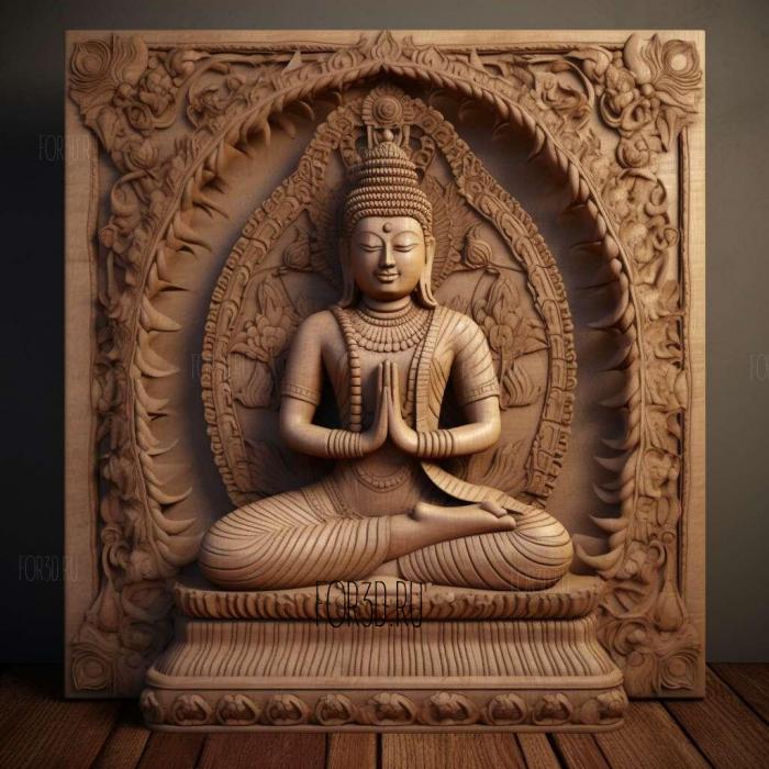 Mahavira 4 stl model for CNC